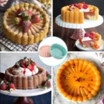 Silicone Charlotte Cake Pan Nonstick Baking Mold,Cheesecake Chocolate Dessert Maker Oven Freezer Safe Easy Release Kitchen Tools - Image 6