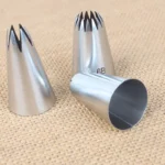 15pcs Piping Nozzles Set, Stainless Steel IcingCream Nozzles, Cake Piping Tips For Dessert Biscuit Cup Cake, Kitchen Accessories - Image 3