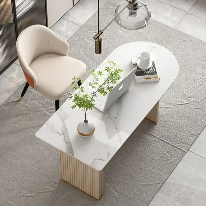 Modern Room Computer Furniture Tables Offices Design Shelves Auxiliary Bureaux Motion Desk Office Table Economic Desks Home Work - Image 1