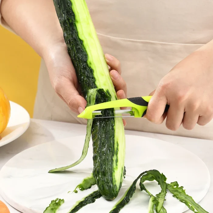 Anti Slip Handle Peeler, Peeler, Magic Tool, Melon, Potato, Fruit, Scraper, Kitchen Vegetable Tool Accessories - Image 2
