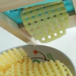 Fries Grid Stainless Potato Grid Steel Potato Kitchen Wooden Home Chip Shred Potato Vegetable Cutter Grater Slicer or Hand Guard - Image 2