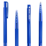 10/60Pcs Deli 0.7mm Ballpoint Pens Fine Tip Smooth Writing for Office School Home Work Blue Black Ink Long Lasting Comfort Grip - Image 2