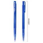 10/60Pcs Deli 0.7mm Ballpoint Pens Fine Tip Smooth Writing for Office School Home Work Blue Black Ink Long Lasting Comfort Grip - Image 5