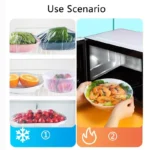 50 Pieces Disposable Food Cover Plastic Wrap Food Grade Fruit And Vegetable Plastic Bags Elastic Plastic Bags Kitchen Organizer - Image 2