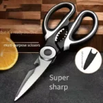 Multifunctional kitchen scissors Household fish cutting meat scissors Stainless steel scissors Multifunctional kitchen scissors