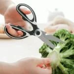 Multifunctional kitchen scissors Household fish cutting meat scissors Stainless steel scissors Multifunctional kitchen scissors - Image 3