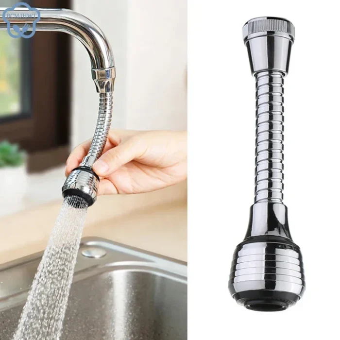 Kitchen Gadgets 2 Modes 360 Rotatable Bubbler High Pressure Faucet Extender Water Saving Bathroom Kitchen Accessories Supplies - Image 1