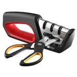 Four in one kitchen sharpener restores serrated blade knives and scissors, diamond tungsten steel ceramics - Image 5