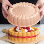 Silicone Charlotte Cake Pan Nonstick Baking Mold,Cheesecake Chocolate Dessert Maker Oven Freezer Safe Easy Release Kitchen Tools - Image 4
