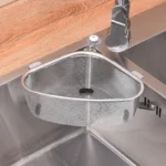 Kitchen Sink Drain Basket Stainless Steel Triangle Food Vegetables Peel Egg Filter Storage Organizer Kitchen Shelf Rack Drainier - Image 5