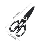 Multifunctional kitchen scissors Household fish cutting meat scissors Stainless steel scissors Multifunctional kitchen scissors - Image 6