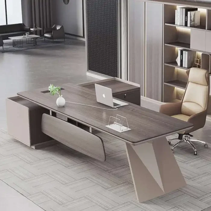 Modern Computer Office Desk Storage Design Multifunctional Large Office Desk Nordic European Escritorio Oficina Salon Furniture - Image 1