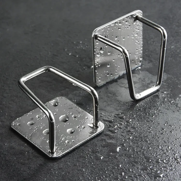 Stainless Steel Sink Sponge Rack For Sponge Steel Wire Ball Draining Paste The Inner Wall Of The Sink Kitchen Supplies - Image 2