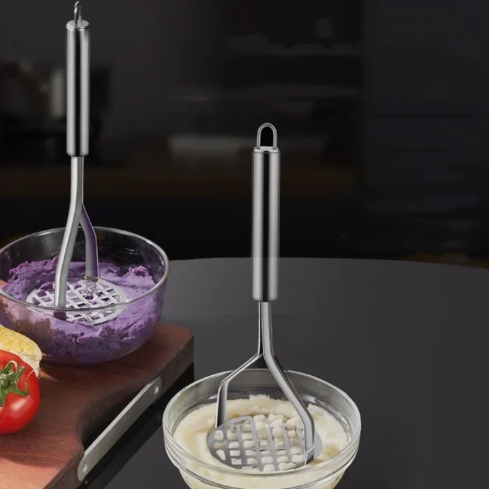 Kitchen Gadget Creative Mud Press Masher Puree Juice Maker Stainless Steel Potatoes Crusher Pusher Fruit Tools Cocina Cozinha - Image 2
