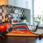 Four in one kitchen sharpener restores serrated blade knives and scissors, diamond tungsten steel ceramics - Image 4