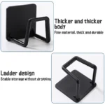 Sponge Holder for Kitchen Sink Self Adhesive Drain Drying Rack Kitchen Wall Hooks Accessories Dish Sponge and Brush Holder - Image 4