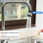 Kitchen Gadgets 2 Modes 360 Rotatable Bubbler High Pressure Faucet Extender Water Saving Bathroom Kitchen Accessories Supplies - Image 5